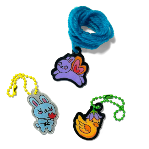 Ooly Shrink-Its! D.I.Y. Shrink Art Kit - Garden Pals