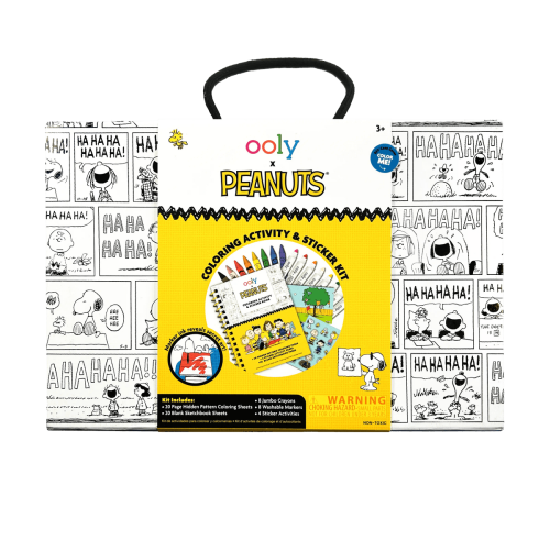 Ooly x Peanuts: Colouring Activity & Sticker Travel Kit / Color Your Own Case