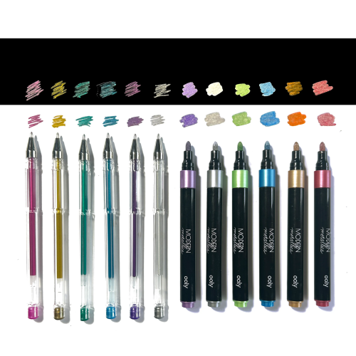 Ooly Modern Metallics Deluxe DIY Sketchbook Kit