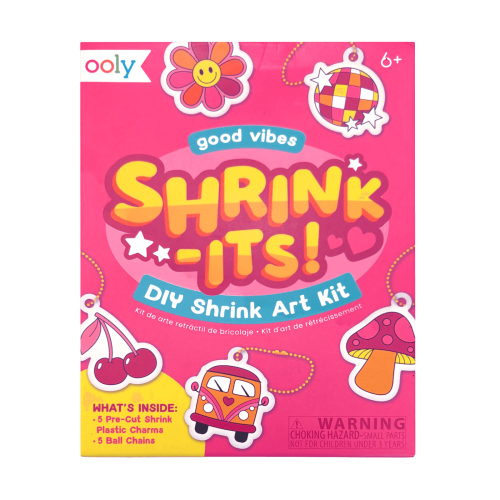 Ooly Mini Shrink-Its!: D.I.Y. Shrink Art Kit - Good Vibes