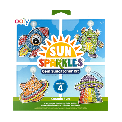 Ooly Sun Sparkles: Gem Suncatcher Kit - Cosmic Fun