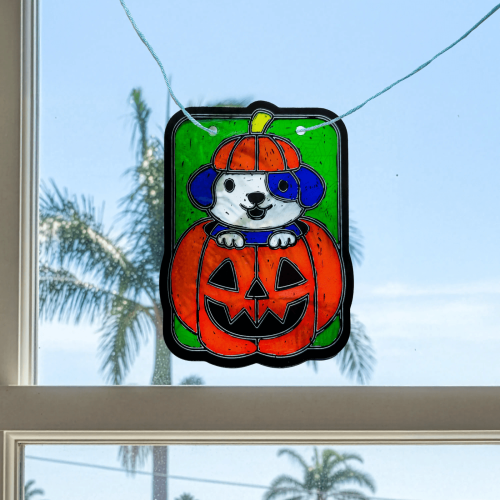 Ooly Mini Scratch & Scribble: Window Banner Kit - Boo Buddies