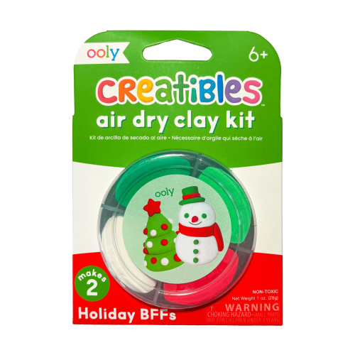 Ooly Creatibles D.I.Y Air Dry Clay BFFs Kit - Holiday BFFs