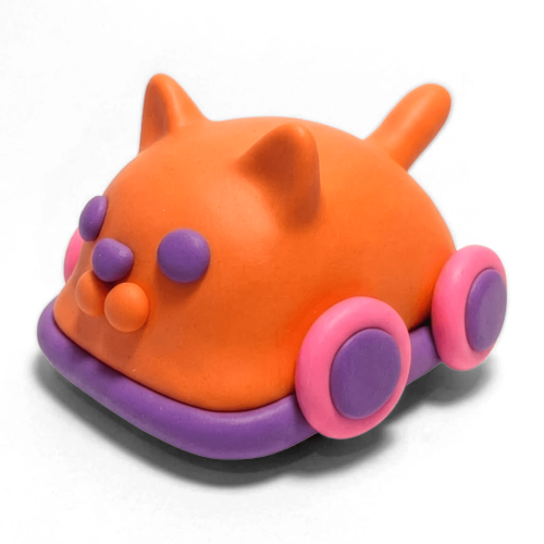 Ooly Creatibles D.I.Y Air Dry Clay Car Kit - Turbo Tabby