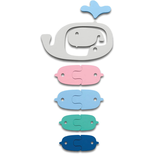 Quut Bath Toy Puzzle Set - Whale Shapes