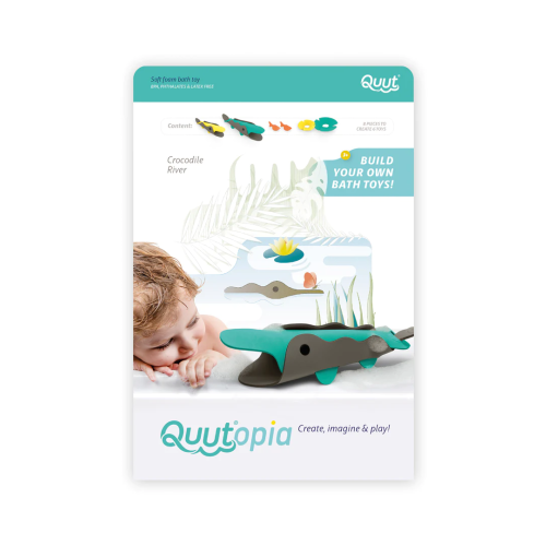 Quutopia Bath Toy Puzzle - Crocodile River