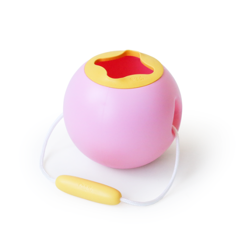Quut Outdoor Toy Bucket Mini Ballo (Banana/Pink)
