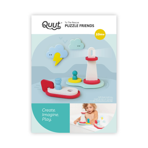 Quut Bath Toy Puzzle Friends - To The Rescue