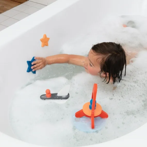 Quut Bath Toy Puzzle Friends - To The Moon & Back