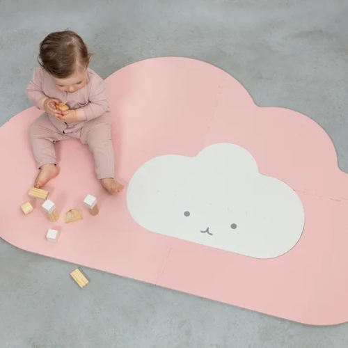 Quut Playmat - Head In The Clouds (S) (Blush Rose)