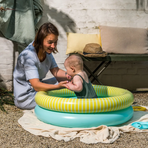 Quut Inflatable Pool Dippy (S) (Banana/Blue)