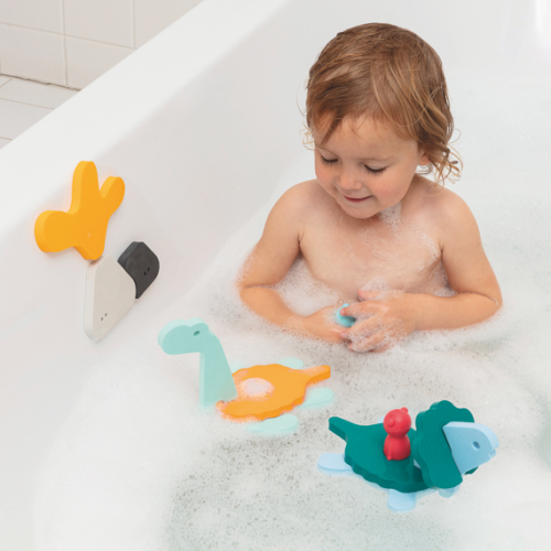 Quut Bath Toy Puzzle Friends - Dino World