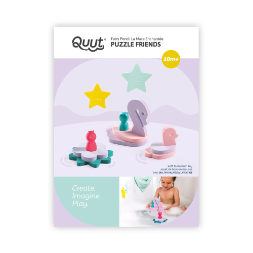 Quut Bath Toy Puzzle Friends - Fairy Pond