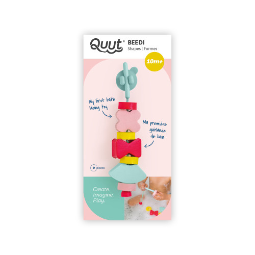 Quut Bath Toy Threading Set Beedi - Shapes