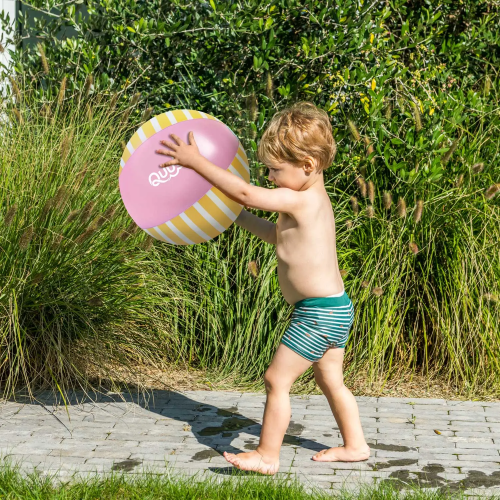 Quut Inflatable Beach Ball (Banana/Pink)