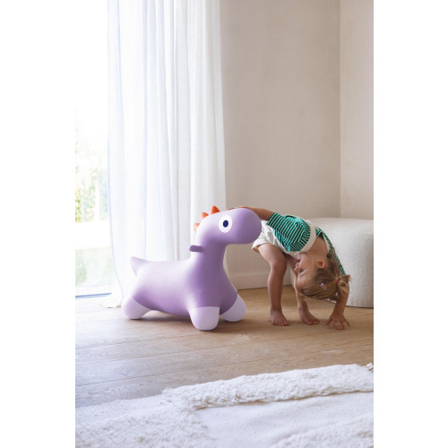 Quut Inflatable Hoppi Bouncing Dino (Lavender)