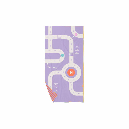 Quut Microfibre Play Towel (M) - Road Lavender