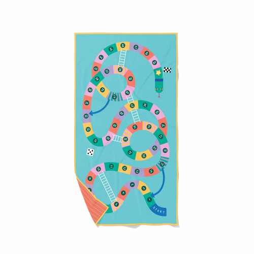Quut Microfibre Playtowel (L) - Snakes & Ladders