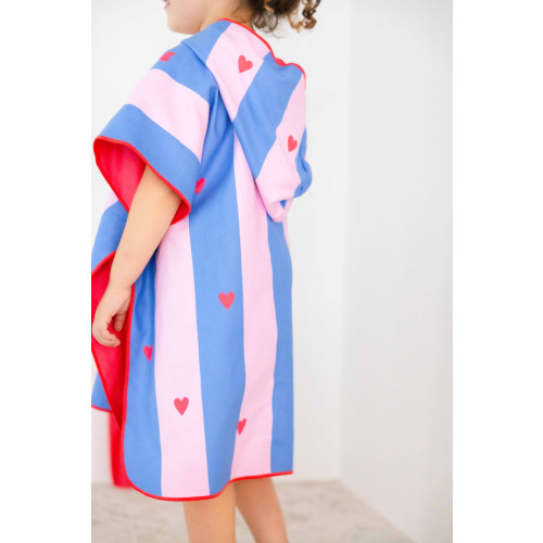 Quut Microfibre Poncho - Cherry