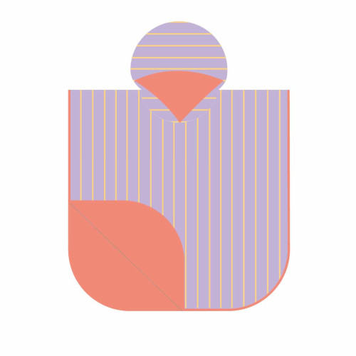 Quut Microfibre Poncho - Lavender