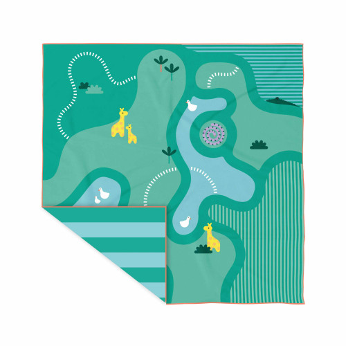 Quut Microfibre Play Towel (XL) - Safari
