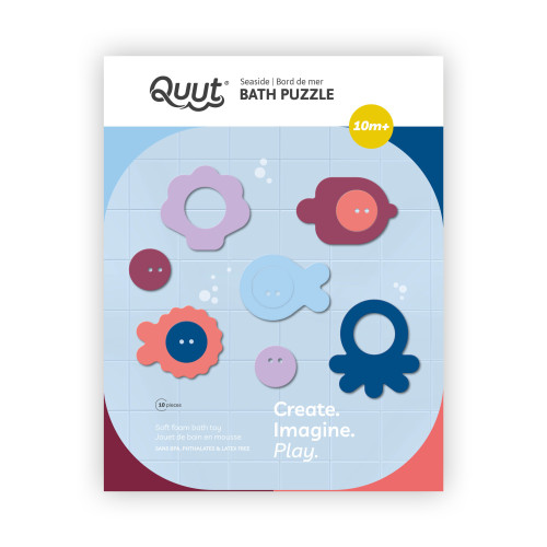 Quut Bath Toy Puzzle Set - Seaside