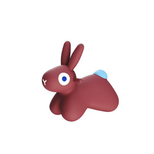 Quut Inflatable Hoppi Bouncing Bunny (Burgundy)