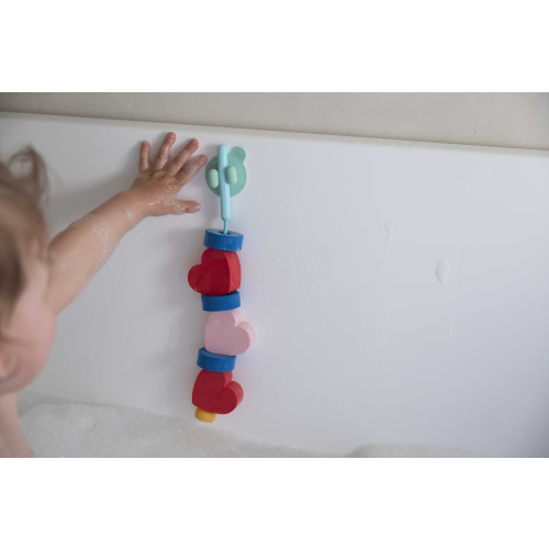 Quut Bath Toy Threading Set Beedi - Hearts
