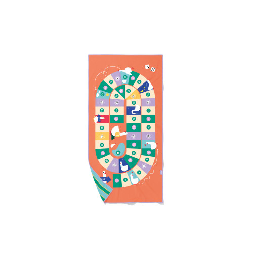 Quut Microfibre Play Towel (M) - Game of the goose