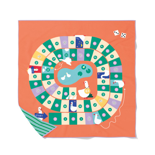 Quut Microfibre Play Towel (XL) - Game of the goose