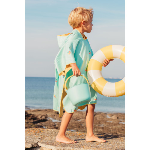 Quut Microfibre Poncho - Banana Blue