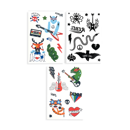 Ooly Mini Tattoos - I Wanna Rock