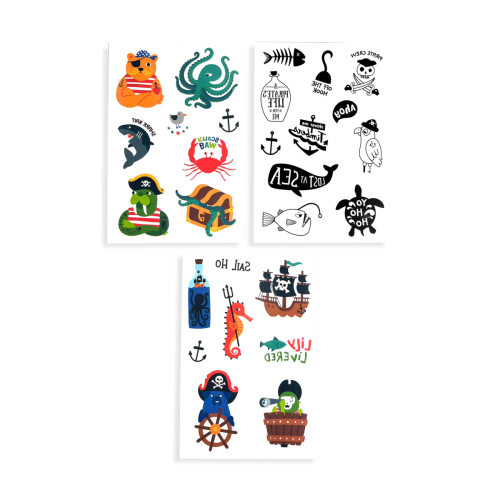 Ooly Mini Tattoos - Pirate's Life