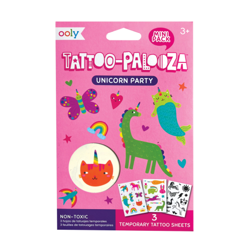 Ooly Mini Tattoos - Unicorn Party