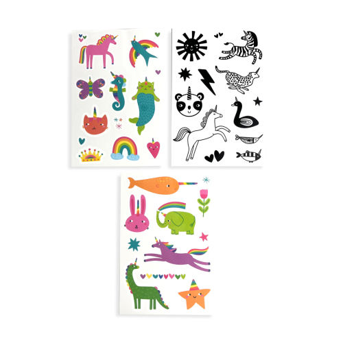 Ooly Mini Tattoos - Unicorn Party
