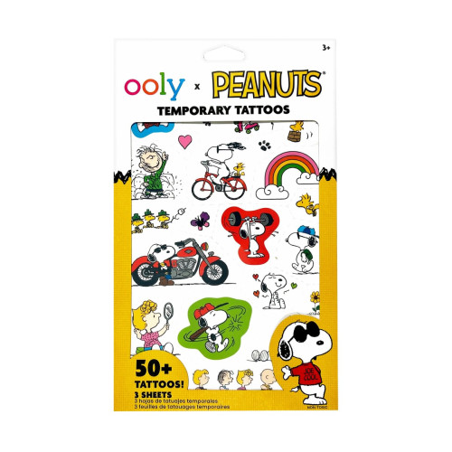 Ooly x Peanuts: Temporary Tattoos (3 Sheets)