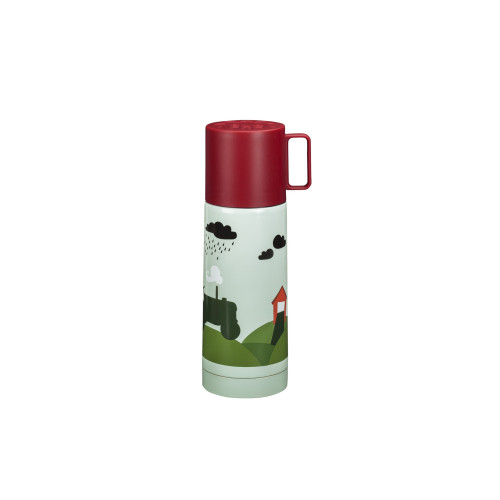 Blafre Vacuum Flask - Tractor and Barn