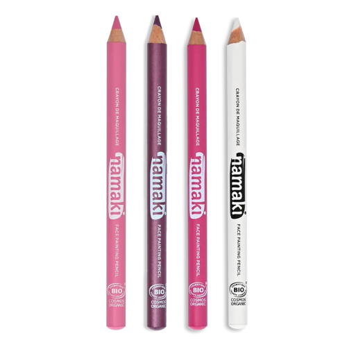 Namaki Face Painting Slim Pencils Set - Purple/Fuchsia/Pink/White