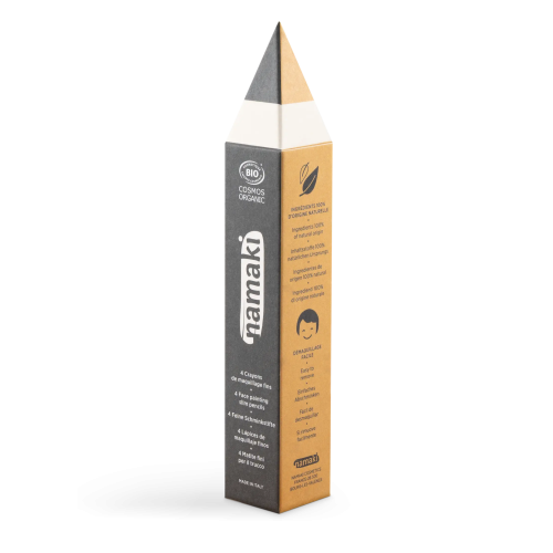 Namaki Face Painting Slim Pencils Set - Gold/Silver/Black/White
