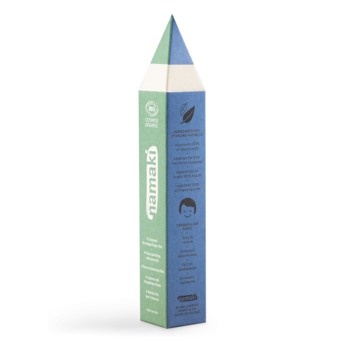 Namaki Face Painting Slim Pencils Set - Yellow/Green/Blue/Red