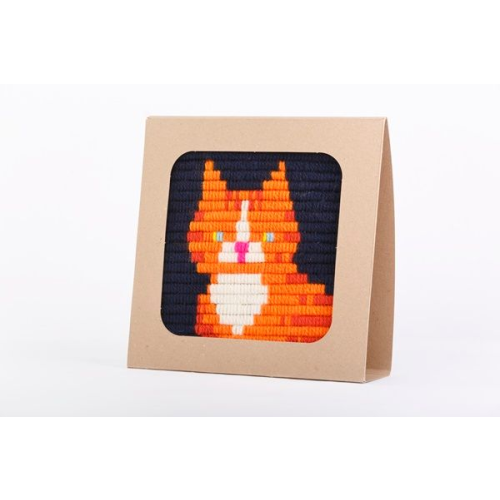 Sozo DIY Sewing Kit Picture Frame - Ginger Cat