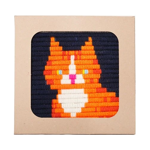Sozo DIY Sewing Kit Picture Frame - Ginger Cat