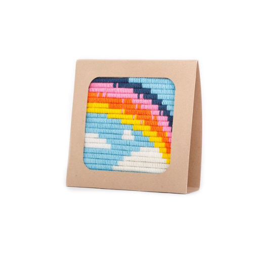 Sozo DIY Sewing Kit Picture Frame - Rainbow