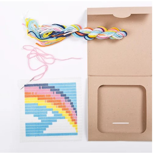 Sozo DIY Sewing Kit Picture Frame - Rainbow