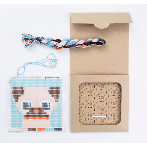 Sozo DIY Sewing Kit Picture Frame - Pug