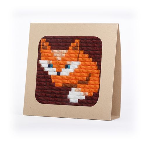 Sozo DIY Sewing Kit Picture Frame - Baby Fox