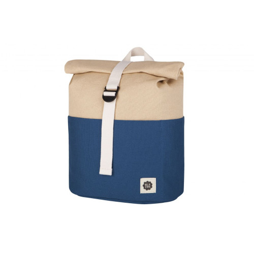Blafre Roll Top Backpack 9.5L (Navy/Beige)