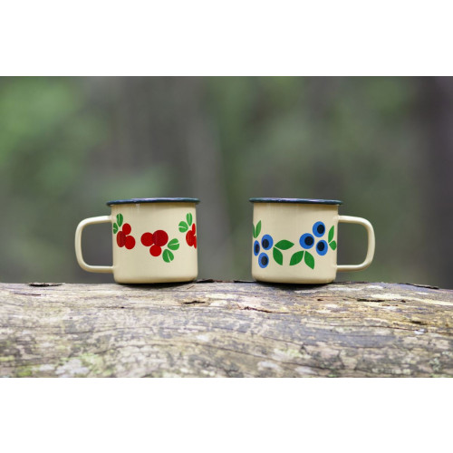 Blafre Enamel Mug (Small) - Cranberry