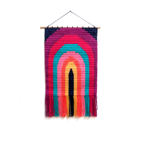 Sozo DIY Sewing Kit Wall Art - Rainbow