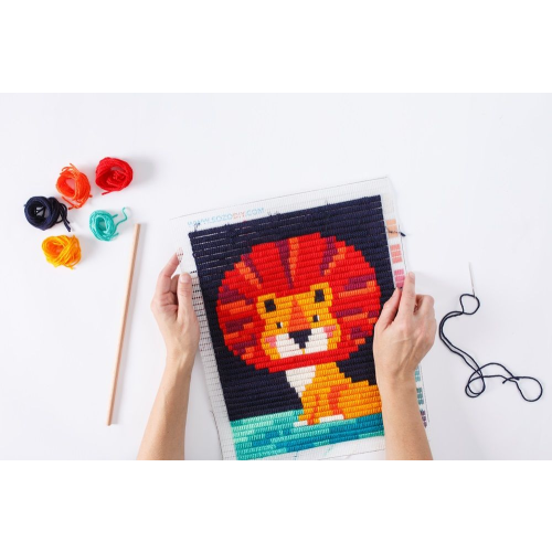 Sozo DIY Sewing Kit Wall Art - Lion